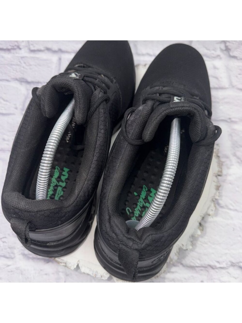 Hytest Men’s Safety Steel Toe Work Shoes Size 10 Wide BLACK Non-Slip - Picture 6 of 12